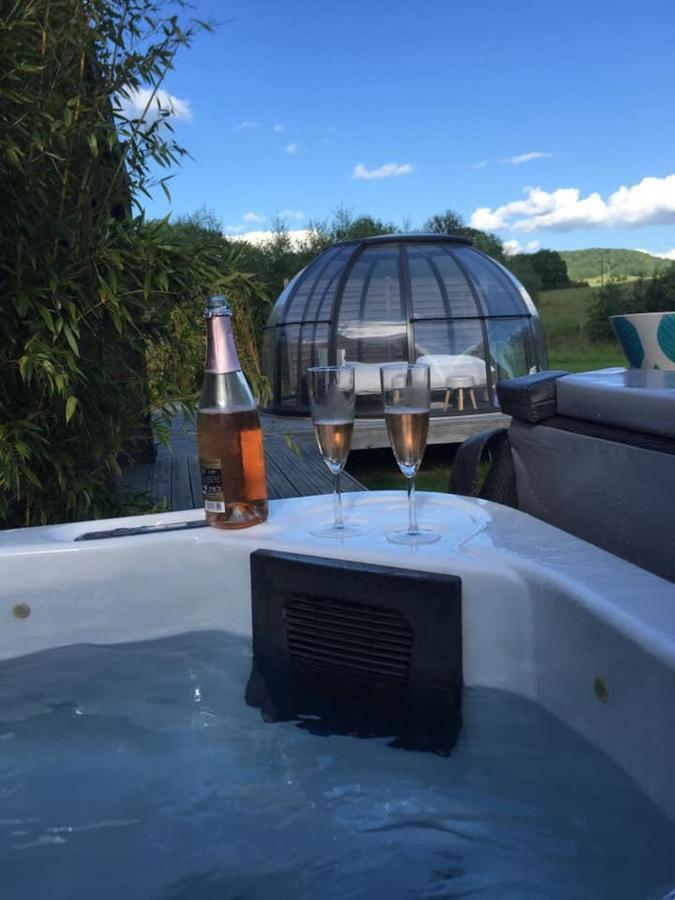 Les Nuits Insolites De La Mothe - Hebergement En Bulle Ou Tiny House Avec Spa Privatif Outremecourt Экстерьер фото