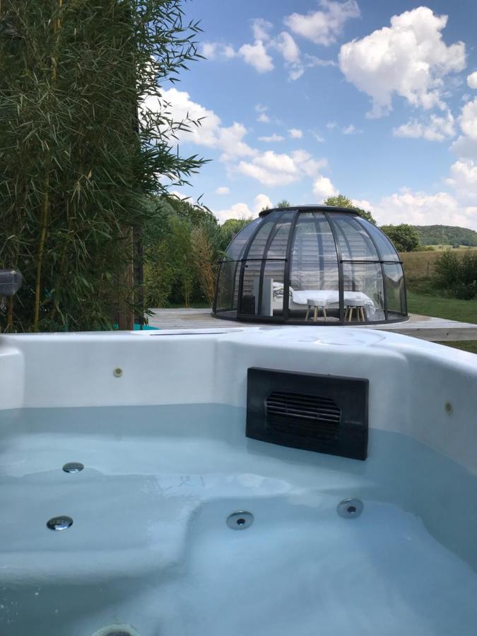 Les Nuits Insolites De La Mothe - Hebergement En Bulle Ou Tiny House Avec Spa Privatif Outremecourt Экстерьер фото