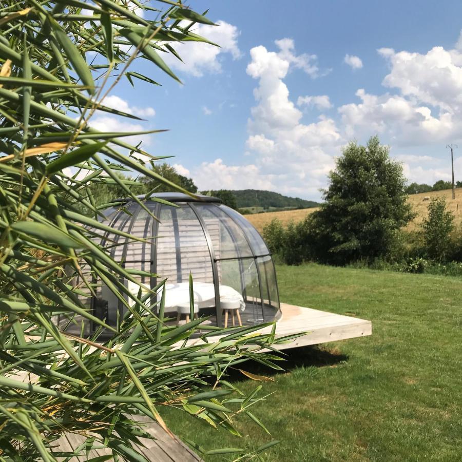 Les Nuits Insolites De La Mothe - Hebergement En Bulle Ou Tiny House Avec Spa Privatif Outremecourt Экстерьер фото