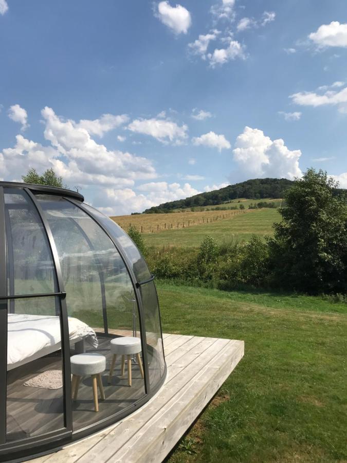 Les Nuits Insolites De La Mothe - Hebergement En Bulle Ou Tiny House Avec Spa Privatif Outremecourt Экстерьер фото